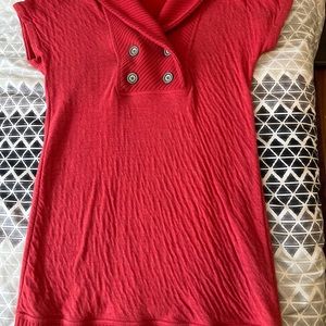 Free people women’s red tunic small